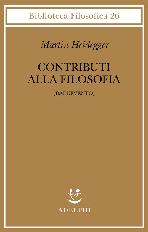 Contributi alla filosofia (Dall'evento)