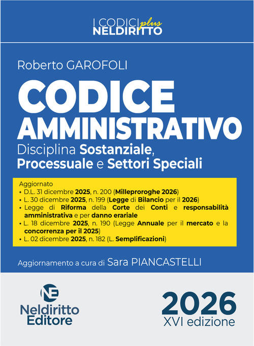 Codice Amministrativo Plus 2026